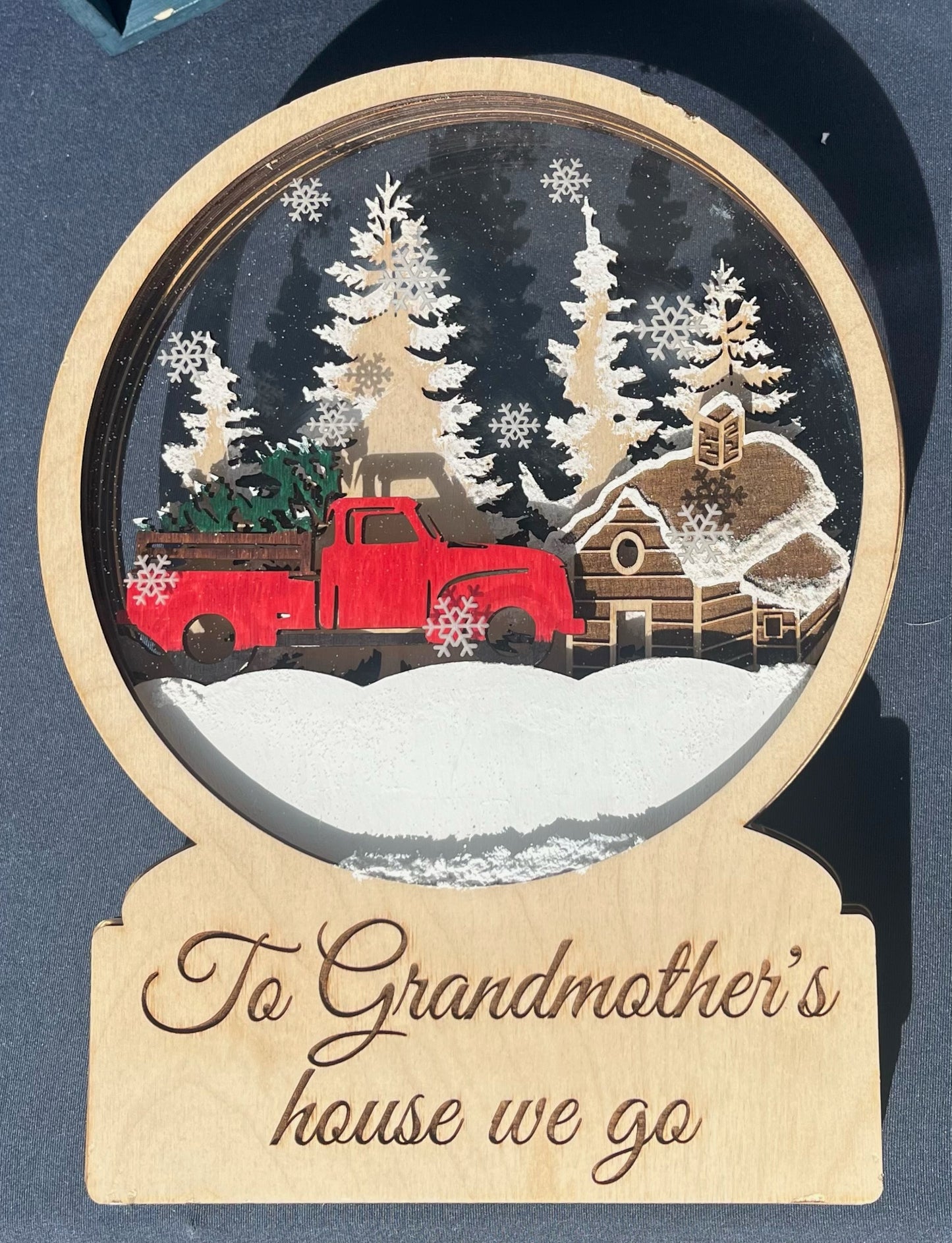 To Grandma's House Snowglobe